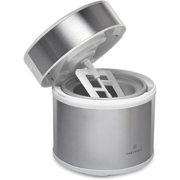 Elado 2Qt Automatic Ice Cream Maker with 2 Reusable Storage Container, Chefwave, Mfr#: CW-ICECREAM